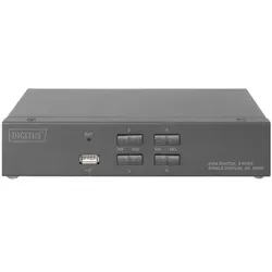 Digitus 4-Port KVM Switch - Single-Display