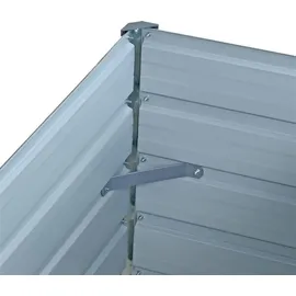Estexo Hochbeet 100 x 40 x 45 cm Grau
