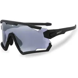 Fahrradbrille Rennrad Herren und Damen - Kategorie 2 - Schwarz - Switch SCHWARZ No Size