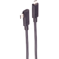 ShiverPeaks -BASIC-S--USB Anschlusskabel, Optisches USB-C Kabel, 3.2, 10Gbps, PD, 90°, 10,0m