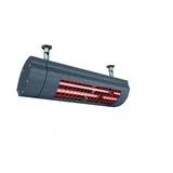 Solamagic Infrarotstrahler ECO-2000-ARC, 2000 W, mit Funkdimmer + Handsender - Silber/Weiß