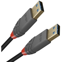 Lindy 36751 USB 3.0 Kabel Typ Stecker, USB-A Stecker 1.00 m Schwarz