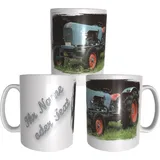 (10.45) TASSE FOTOTASSE BECHER MOTIVTASSE TRAKTOR OLDTIMER EICHER - gern mit Name