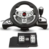 NanoRS RS700 Gaming-Lenkrad Schwarz PC / PS4 / PS3 / Xbox One