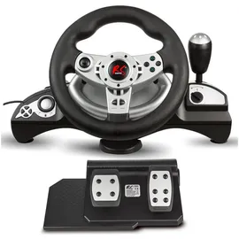 NanoRS RS700 Gaming-Lenkrad Schwarz PC / PS4 / PS3 / Xbox One