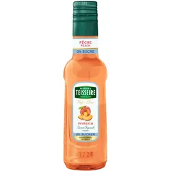 Mathieu Teisseire Bar Sirup Pfirsich 0% Zucker 0,25L