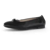 Gabor Damen Klassische Ballerinas, Frauen Flats,Moderate Mehrweite (G),Pumps,Halbschuhe,Sommerschuhe,Slipper,flach,schwarz,39 EU / 6 UK - 39 EU
