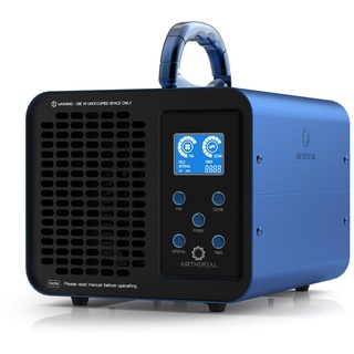 Airthereal MA10K-PRODIGI Ozongenerator, Hochleistungs-Ozongerät zur Geruchsentfernung – O3-Luftionisierer für große Räume, Autos und Rauch – Einstellbare Leistung und Timer für Räume jeder Größe