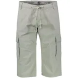 Lerros Cargobermudas LERROS "Lang-Bermuda mit Cargotaschen, grosse Größen", Herren, Gr. 42, tinted grau, 100% Baumwolle, Hosen
