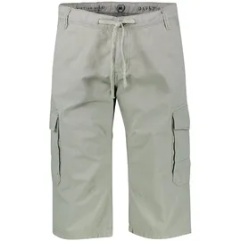 Lerros Cargobermudas LERROS "Lang-Bermuda mit Cargotaschen, grosse Größen", Herren, Gr. 42, tinted grau, 100% Baumwolle, Hosen