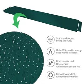 Vicco Rasenkante Grün, 100 x 18 cm, 45 Meter,