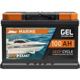 GEL Batterie 12V 100Ah Solarbatterie Bootsbatterie Marine Boot Schiff Gel Akku