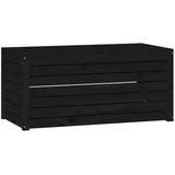 vidaXL Gartenbox Schwarz 101x50,5x46,5 cm Massivholz Kiefer