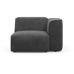 Sessel RAUM.ID "Merid Sofa-Eckelement, Maße B/T/H: 109/97/46 cm", grau, B:109cm H:70cm T:97cm, 100% Polyester, Sessel, als Modul oder separat verwendbar, für individuelle Zusammenstellung