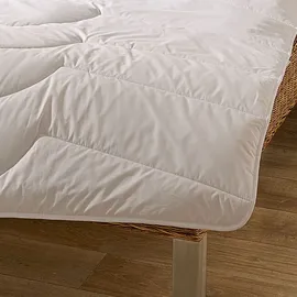 Traumschlaf Nature Merino Schurwolldecke leicht, Füllung: 100% Schurwolle 135x200 cm - weiß