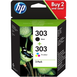 Hewlett Packard 3YM92AE HP 303 2er-Pack BK + C/M/Y
