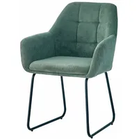 Prestige home living indoor 2er-Set Esszimmerstuhl, gepolstert aus Samtbezug,
