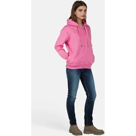 salzhaut Sweatjacke SALZHAUT "Sweatjacke TOPE - UNI", Damen, Gr. XL, rosa (blossom), Obermaterial: 80% Baumwolle CO. 20% Polyester PES., Sweatjacken Sweatjacke