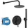 Ideal Standard Ceraline Armaturen-Bundle Unterputz Schwarz Matt