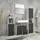 VCM my bath Waschbeckenunterschrank Flandu 913679 schwarz 61,0 x 32,0 x 51,0 cm