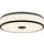 Briloner LED Deckenlampe 1-flammig rund schwarz-weiß 38x9,5 cm