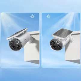 Baseus S1 Pro 3K Dual Outdoor Kamera Weiß