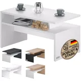 CASARIA Sacramento Weiß Eiche 95 x 55 x 50 cm