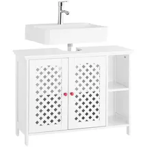 SoBuy Waschbeckenunterschrank 80 x 60 cm Weiß