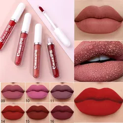Sexy Velvet Matte Lip Gloss Flüssiger Lippenstift Lipgloss Beauty Red Nude Wasserfestes, langlebiges Make-up