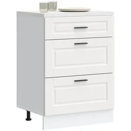 vidaXL Unterschrank Porto 100 x 60 x 82,5 cm Weiß