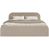 Selsey Polsterbett, Beige, Textil, 2-Sitzer, 140x200 cm, Schlafzimmer, Betten, Polsterbetten
