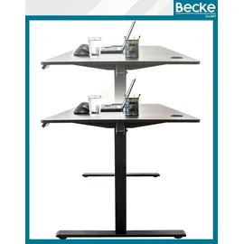 OEM Schreibtisch 120x60cm schwarz