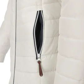 Dry Fashion Damen Steppmantel Wintermantel Göteborg - Winterjacke Steppjacke Winter Mantel für Frauen Atmungsaktiv Gefüttert in Beige Größe 38 - 38