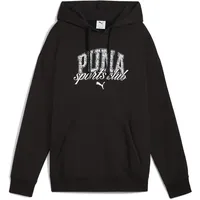 Puma Class Relaxed Fleece Hoodie Damen 01 black S