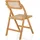 hjh living Klappstuhl TUDELA BAMBOO Bambus Rattan Braun