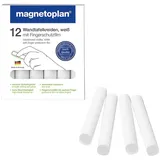 Magnetoplan Kreide weiß, abgerundet VE 12