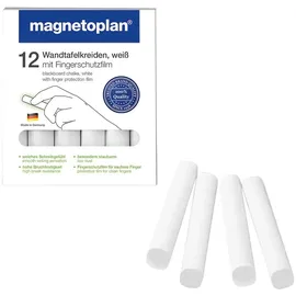 Magnetoplan Kreide weiß, abgerundet VE 12