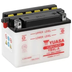 YUASA YB4L-A Batterie ohne Säurepack