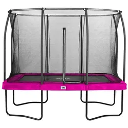 Trampolin - Comfort Edition - 305 x 214 cm - Rechteckig Rosa rosa 305