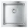 Grohe K700 45-S Unterbauspüle, Quadratisch, Edelstahl Edelstahl, 1 Becken 464x464 mm - Silber