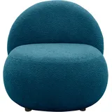 INOSIGN Sessel INOSIGN "Mithras II Cocktailsessel", blau (dunkelblau), B:73cm H:76cm T:75cm, 93% Polyester, 6% Acryl, Sessel, Bouclé oder Fellimitat; Lieferzeit nur ca. 2 Wochen