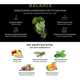 SOLIDU Balance Haarseife 70 g