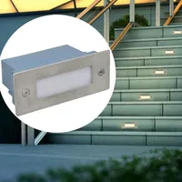 VidaXL LED-Wandeinbauleuchten für Treppen 6 Stk. 44x111x56 mm