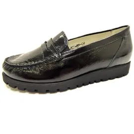 WALDLÄUFER Slipper Slipper Leder - schwarz