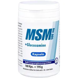 Msm 500 mg+Glucosamine Kapseln