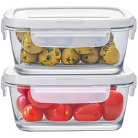 konzept 11 Frischhaltedose transparent 300 ml 2-teiliges Set