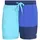 adidas Badeshorts COLORBLOCK Lucid Cyan/Türkis S