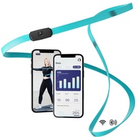 STRAFFR smartes Fitnessband mit live App-Tracking, Widerstandsband für Muskelaufbau & Krafttraining zuhause (5-15kg)