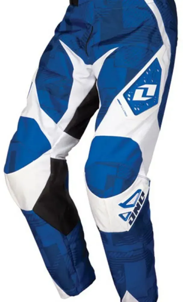 One Industries Carbon Blocky Offroad-hosen - Blue / White - 30