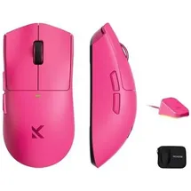mchose K7 Ultra Lightweight Wireless Gaming Maus Pink